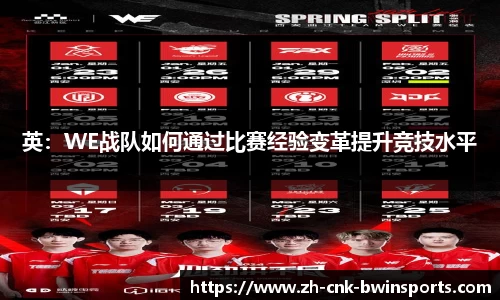 英:WE战队如何通过比赛经验变革提升竞技水平